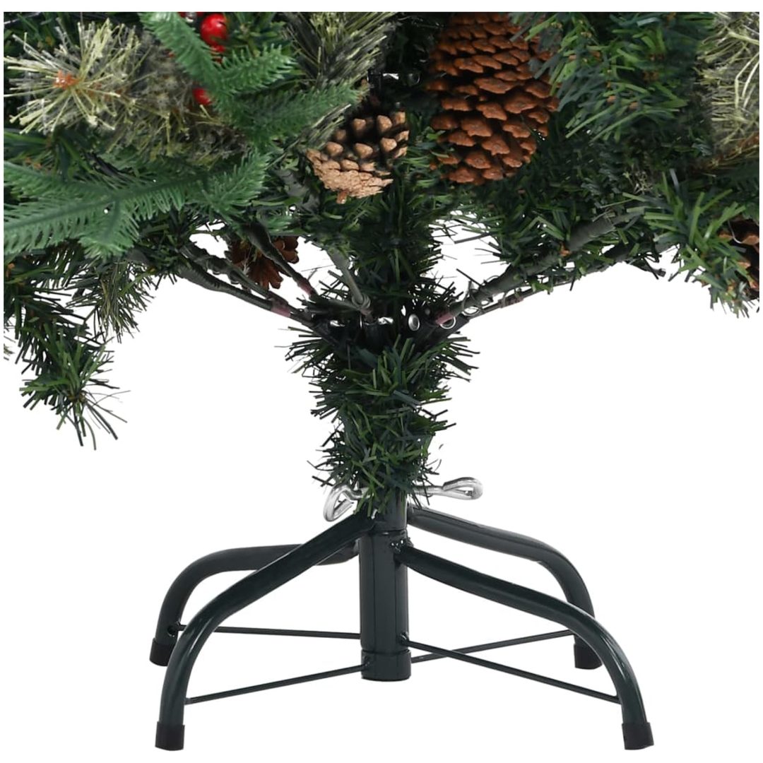 Plastgran och kottar grön 150 cm PVC&PE vidaXL 150 x 68 cm – bild 5