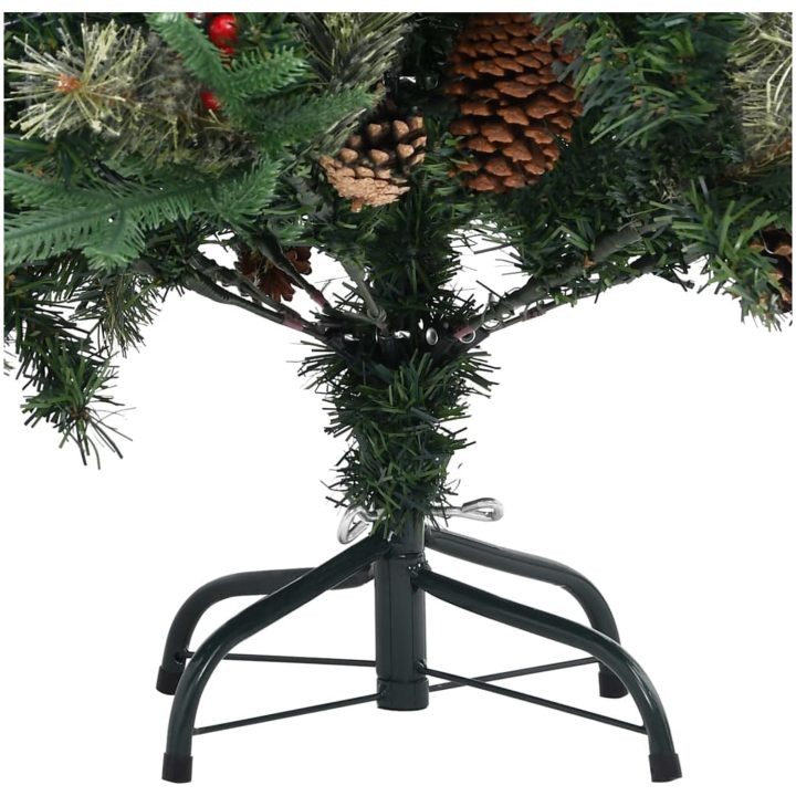 Plastgran och kottar grön 150 cm PVC&PE vidaXL 150 x 68 cm – bild 5