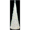 Plastgran pop-up 100 LED vit vidaXL 150 cm – miniatyr 2