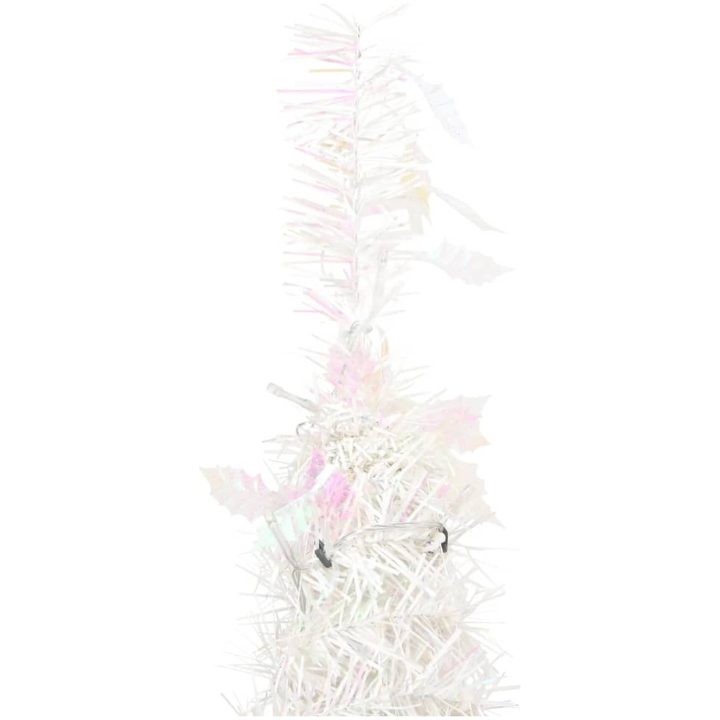 Plastgran pop-up 100 LED vit vidaXL 150 cm – bild 7