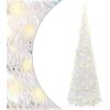 Plastgran pop-up 100 LED vit vidaXL 150 cm – miniatyr 1