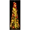 Plastgran pop-up 150 LED grön vidaXL 180cm – miniatyr 2
