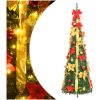 Plastgran pop-up 150 LED grön vidaXL 180cm – miniatyr 1