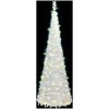 Plastgran pop-up 150 LED vit vidaXL 180 cm – miniatyr 2