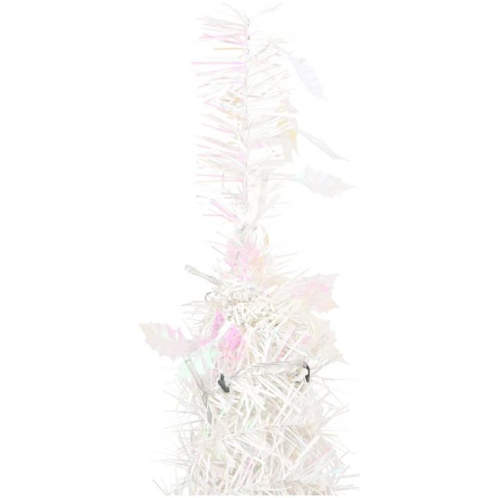 Plastgran pop-up 150 LED vit vidaXL 180 cm – bild 7