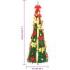 Plastgran pop-up 200 LED grön vidaXL 210 cm – miniatyr 9