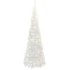 Plastgran pop-up 200 LED vit vidaXL 210 cm – miniatyr 5