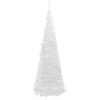 Plastgran pop-up 200 LED vit vidaXL 210 cm – miniatyr 6