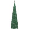 Plastgran pop-up 50 LED grön 120 cm vidaXL 120 x 33 cm – miniatyr 6