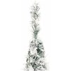 Plastgran pop-up med snö 200 LED vidaXL 210 cm – miniatyr 7