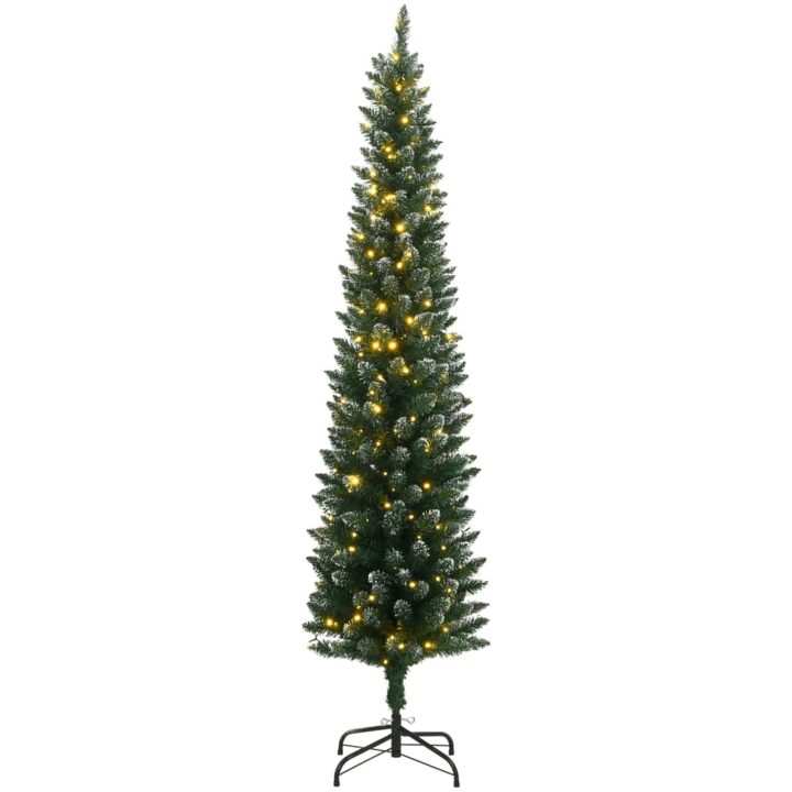 Plastgran smal 150 LEDs vidaXL 120 cm – bild 2