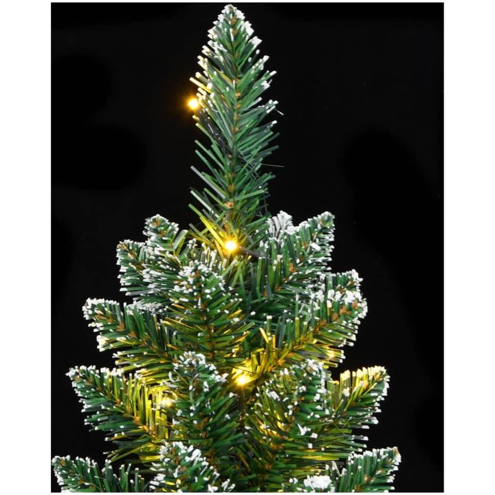 Plastgran smal 150 LEDs vidaXL 120 cm – bild 7