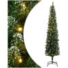 Plastgran smal 300 LEDs vidaXL 210 cm – miniatyr 1