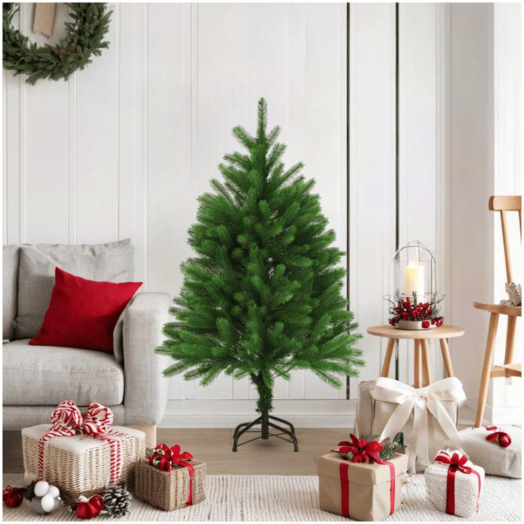 Plastgran verklighetstrogna barr 120 cm grön vidaXL 120 x 75 cm – bild 2