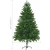 Plastgran verklighetstrogna barr 180 cm grön vidaXL 180 x 90 cm – miniatyr 8