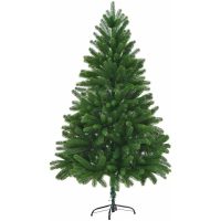 Plastgran verklighetstrogna barr 210 cm grön vidaXL