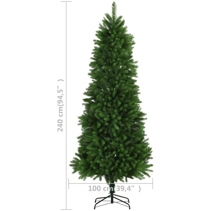 Plastgran verklighetstrogna barr 240 cm grön vidaXL 240 x 100 cm – bild 7