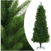 Plastgran verklighetstrogna barr 240 cm grön vidaXL