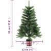 Plastgran verklighetstrogna barr 65 cm grön vidaXL 65 x 45 cm – miniatyr 7
