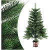 Plastgran verklighetstrogna barr 65 cm grön vidaXL 65 x 45 cm – miniatyr 1