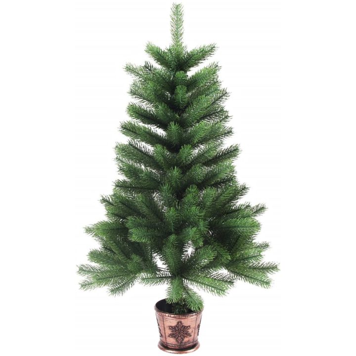 Plastgran verklighetstrogna barr 90 cm grön vidaXL 90 x 51 cm – bild 2