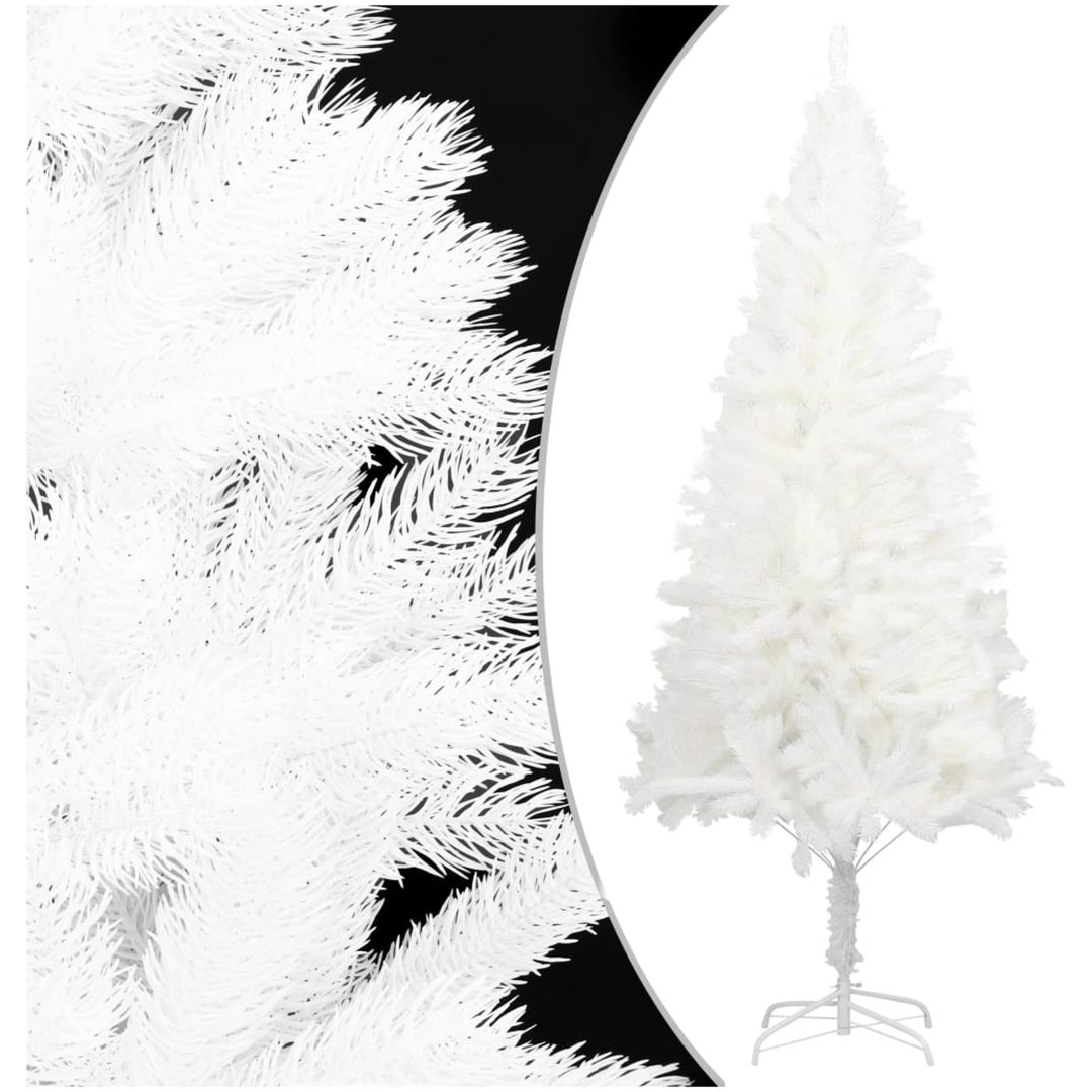 Plastgran verklighetstrogna barr vit 120 cm vidaXL 120 x 75 cm