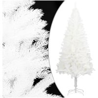 Plastgran verklighetstrogna barr vit 120 cm vidaXL