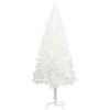 Plastgran verklighetstrogna barr vit 150 cm vidaXL 150 x 75 cm – miniatyr 2