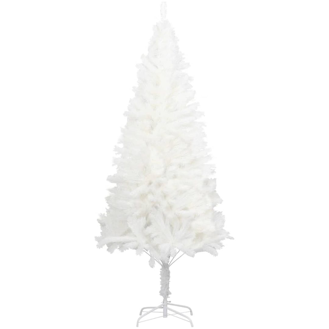 Plastgran verklighetstrogna barr vit 150 cm vidaXL 150 x 75 cm – bild 2