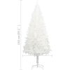 Plastgran verklighetstrogna barr vit 150 cm vidaXL 150 x 75 cm – miniatyr 6