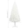 Plastgran verklighetstrogna barr vit 240 cm vidaXL 240 x 100 cm – miniatyr 6