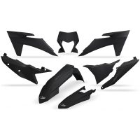 Plastic kit 6-parts KTM EXC EXCF 2024-.. 125-500 Black UFO