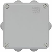 Plastkapsling, IP55, 100x100x50 mm, Med membran MALMBERGS