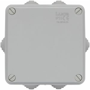 Plastkapsling, IP55, 100x100x50 mm, Med membran MALMBERGS