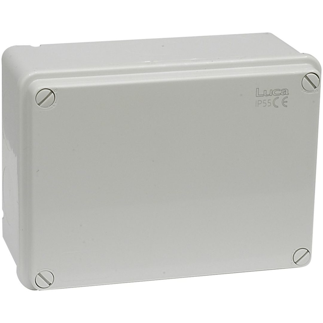Plastkapsling, IP55, 160x135x77 mm MALMBERGS