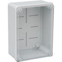 Plastkapsling IP55,160x135x77 mm, Transparent lock MALMBERGS