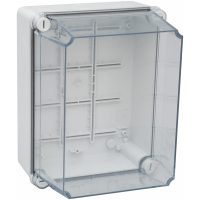 Plastkapsling IP55,220x170x150 mm, Transparent lock MALMBERGS