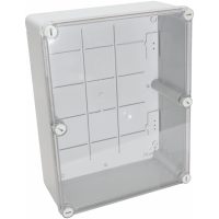 Plastkapsling IP55,310x240x110 mm, Transparent lock MALMBERGS