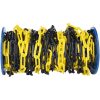 Plastkätting STRUKTUR PLASTKÄTTING GUL/SVART ⌀8MM – miniatyr 1
