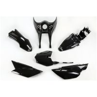 Plastkit 5-delar Svart 001 KLX110 2010- UFO