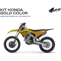 Plastkit 6-delar CRF250R 22-24- CRF450R 21-24 Gold/Black UFO