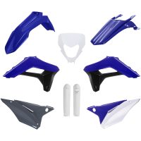 Plastkit Blå Vit POLISPORT