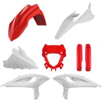 Plastkit MX Röd Vit POLISPORT
