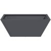 Plastkruka Antracit Plast Dekorativ planterare vidaXL 40 x 40 x 15 cm – miniatyr 6