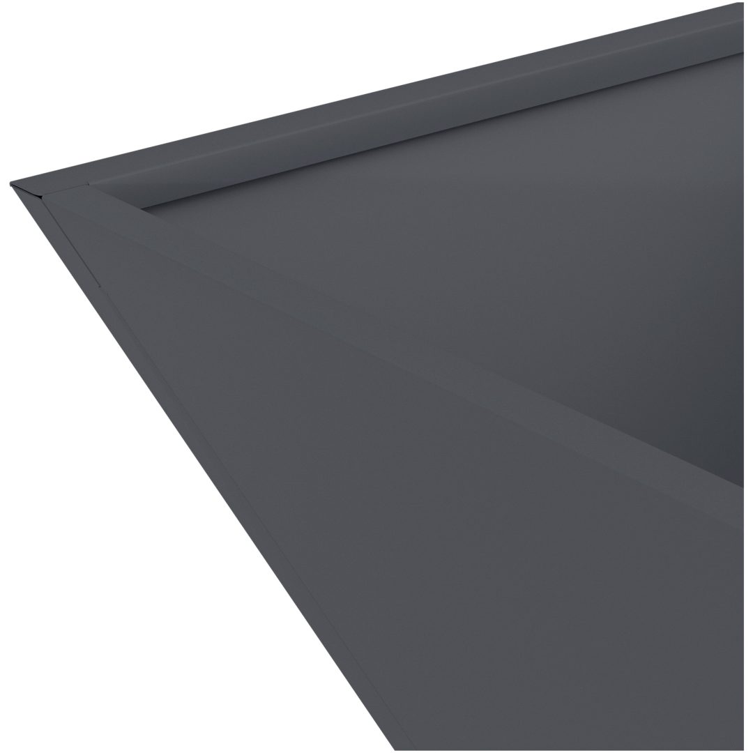 Plastkruka Set Antracit Plast vidaXL 40 x 40 x 15 cm – bild 10