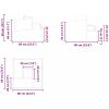 Plastkruka Svart Hållbar plast Medium Vattenresistent vidaXL 60 x 60 x 50 cm – miniatyr 12