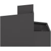 Plastkruka Svart Hållbar plast Medium Vattenresistent vidaXL 60 x 60 x 50 cm – miniatyr 6