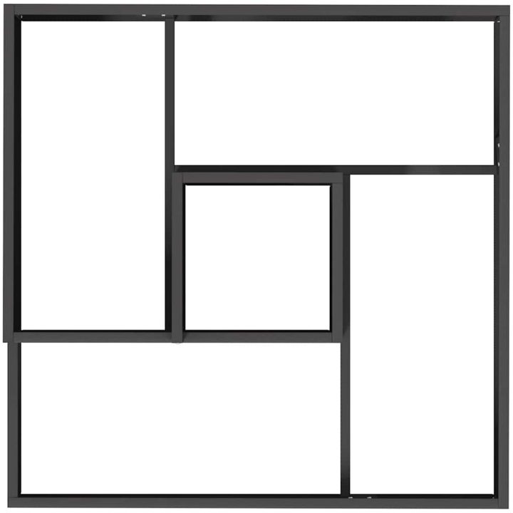 Plastkruka Svart Hållbar plast Medium Vattenresistent vidaXL 60 x 60 x 50 cm – bild 8