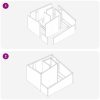 Plastkruka Svart Hållbar plast Medium Vattenresistent vidaXL 60 x 60 x 50 cm – miniatyr 10