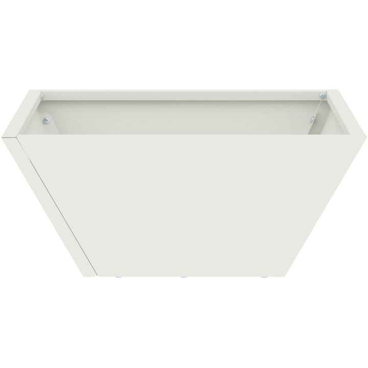 Plastkruka Vit Plast Dekorativa inslag vidaXL 35 x 35 x 15 cm – bild 5